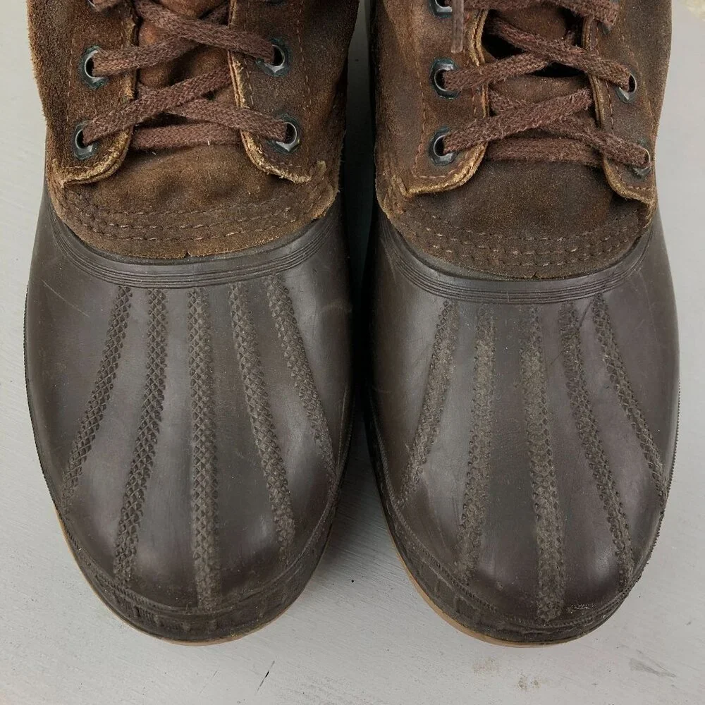 Sorel Men's Size 11 Kaufman Canada Ice Pac Wool Lined Lace-Up Winter Boots FAIR